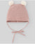 Paz Rodriguez Cappello con due pompones rosa polvere