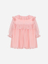 PATACHOU ABITO PLISSETTATO ROSA PALLIDO PAP/VET4133282
