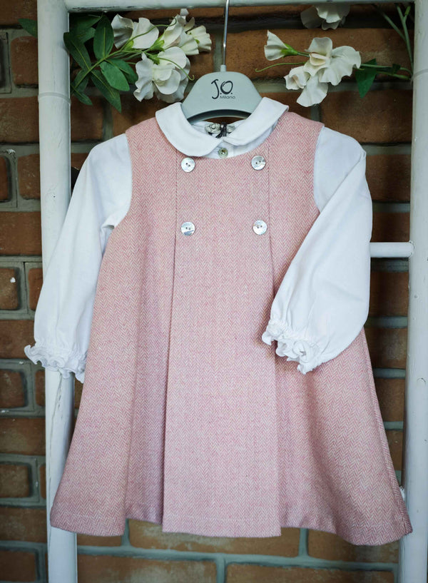 JO MILANO SCAMICIATA SPIGATA ROSA + CAMICIA BIANCA