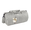 WALKING MUM BORSA WEEKEND BOTTON STRISCE