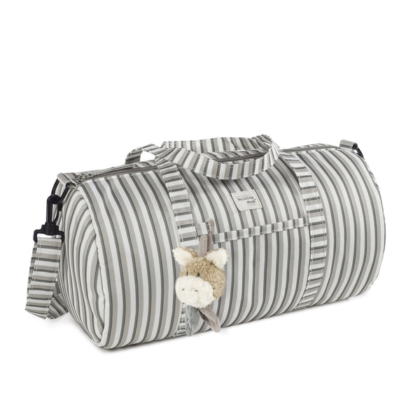 WALKING MUM BORSA WEEKEND BOTTON STRISCE