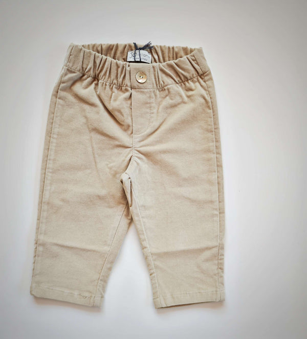 JO MILANO PANTALONE VELLUTINO BEIGE
