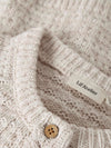 LIL ATELIER CARDIGAN A MAGLIA NOVELLE PEACH