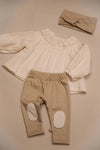 BAMBOOM Camicia con colletto ampia - WARM WHITE 345