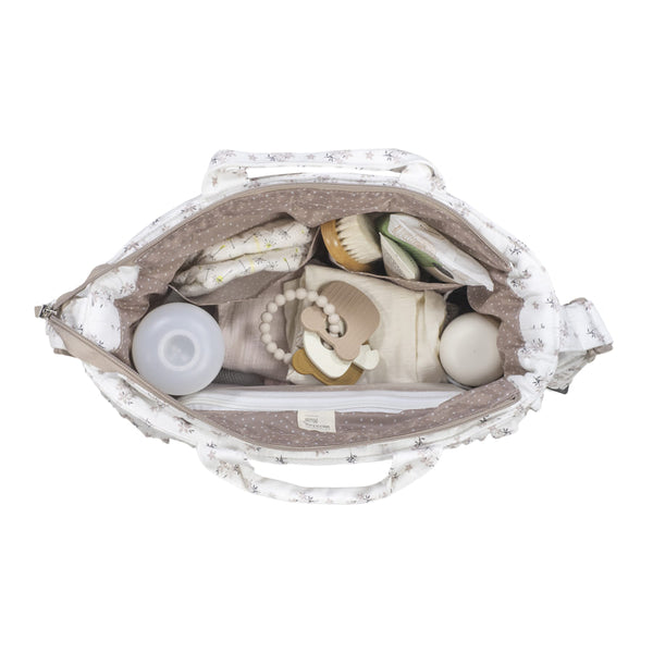 WALKING MUM BORSA FASCIATOIO BOTTON FIORI