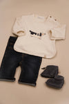 BAMBOOM Maglia Bassotto - WARM WHITE 345
