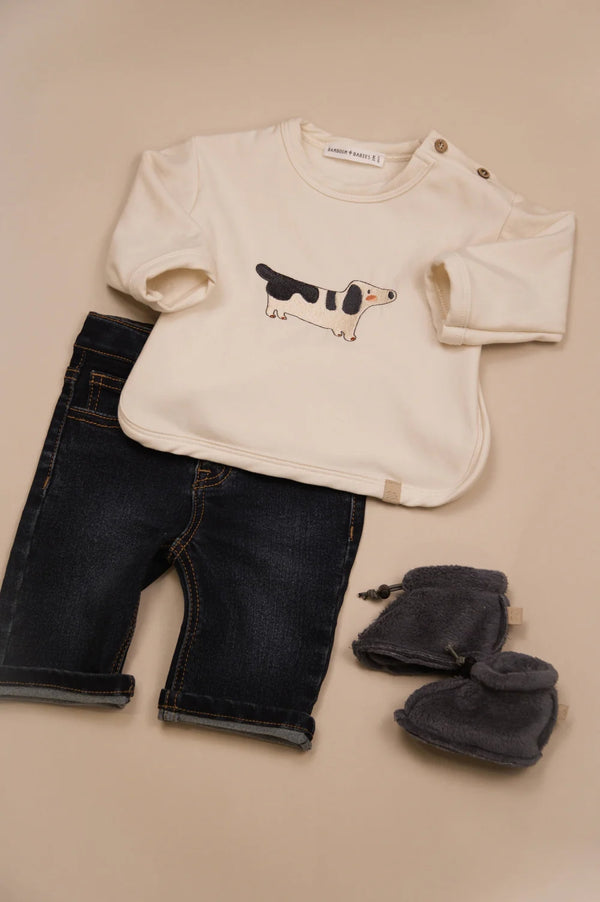 BAMBOOM Maglia Bassotto - WARM WHITE 345