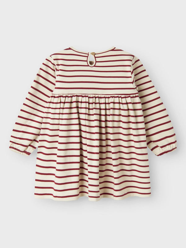 LIL ATELIER ABITO TURTLEDOVE/RED
