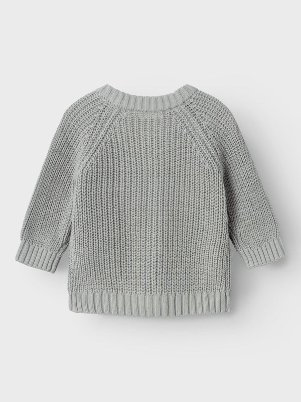 LIL ATELIER CARDIGAN limestone