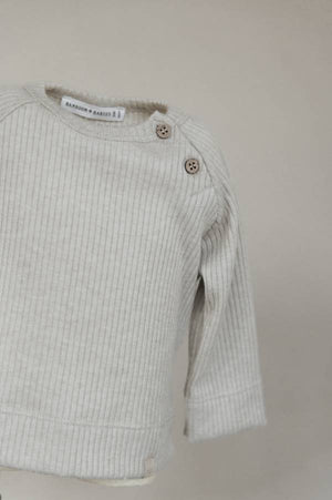 BAMBOOM T-SHIRT APERTURA RAGLAN SAND