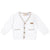 CHICCO CARDIGAN BIANCO E BEIGE
