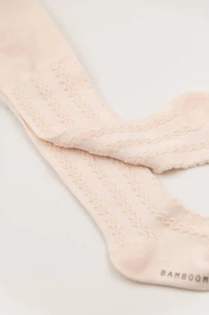 Bamboom calzamaglia traforata water pink 796