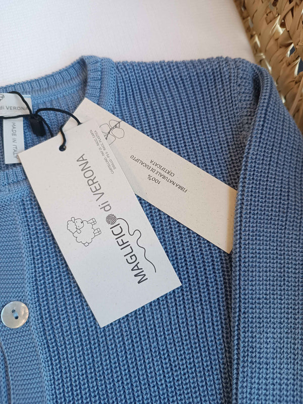 MAGLIFICIO DI VERONA GIACCHINA IN EUCALIPTO DENIM