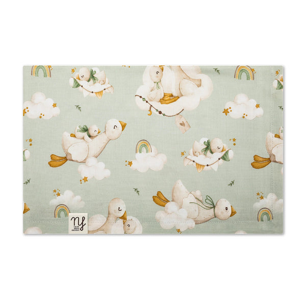 NANNAFRUFRù MUSSOLA BAMBOO OCHETTE SALVIA