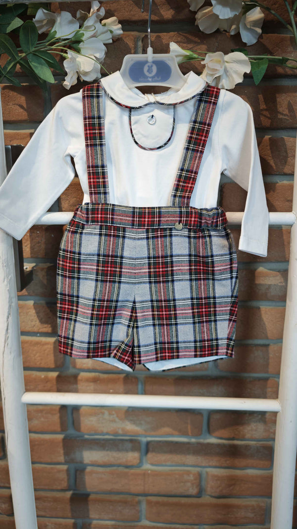 PURETè COMPLETO BODY TARTAN +SALOPETTE TARTAN OI2610614+OI2605613