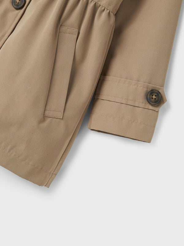 NAME IT TRENCH Savannah Tan