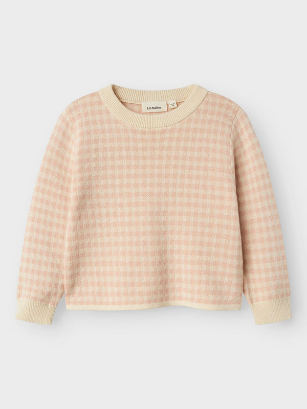 LIL ATELIER MAGLIA KNIT CAMEO ROSE
