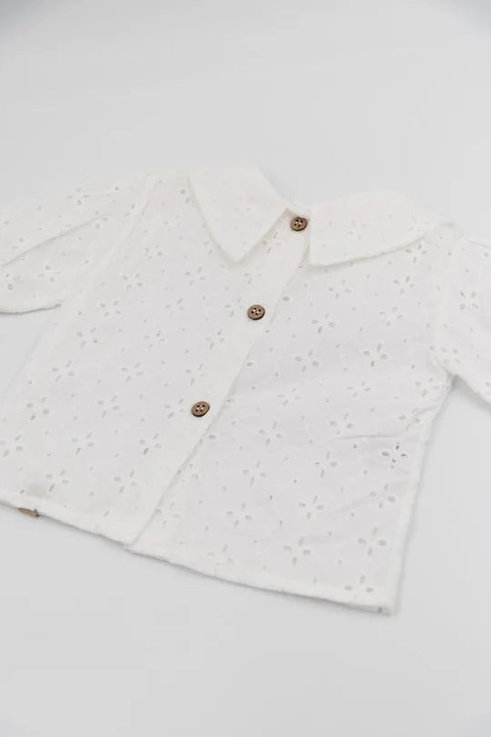 BAMBOOM CAMICIA SAN GALLO BIANCA