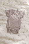 BAMBOOM BODY MEZZA MANICA 2PZ BIANCO CAMMELLO