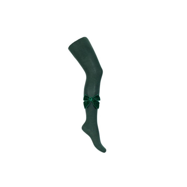 CONDOR CALZAMAGLIA LISCIA CON FIOCCO IN VELLUTO PINO COL 795