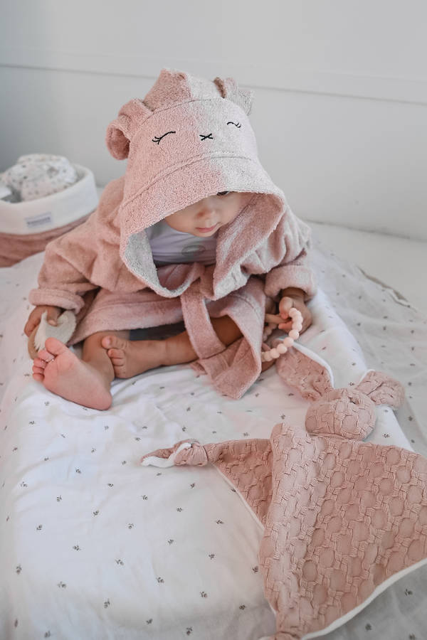 BAMBOOM ACCAPPATOIO SPUGNA ROSA 4-6 ANNI
