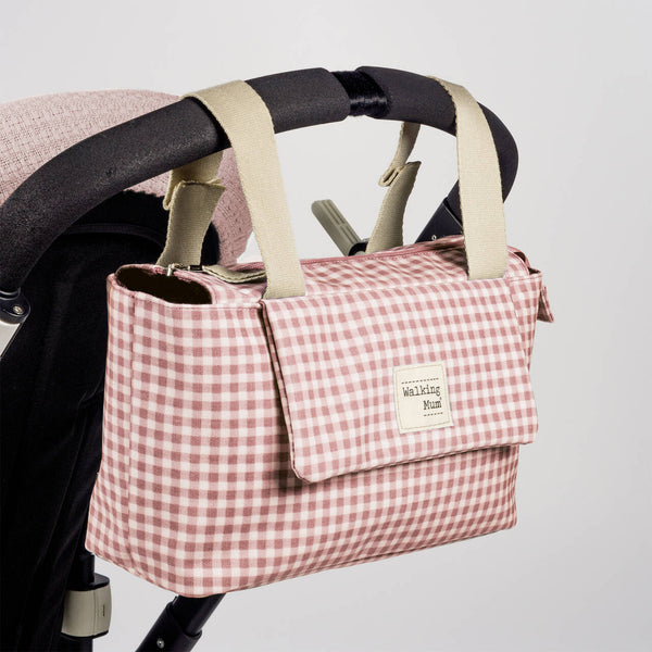 WALKING MUM ORGANIZZATORE I LOVE VICHY ROSA