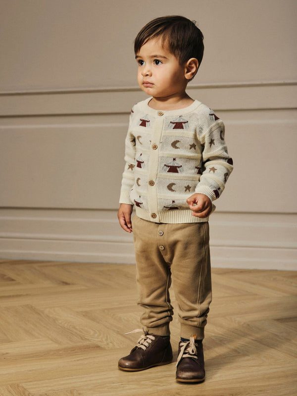 LIL ATELIER CARDIGAN TURTLEDOVE