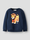 NAME IT MAGLIA FELPATA NAVY BLAZER