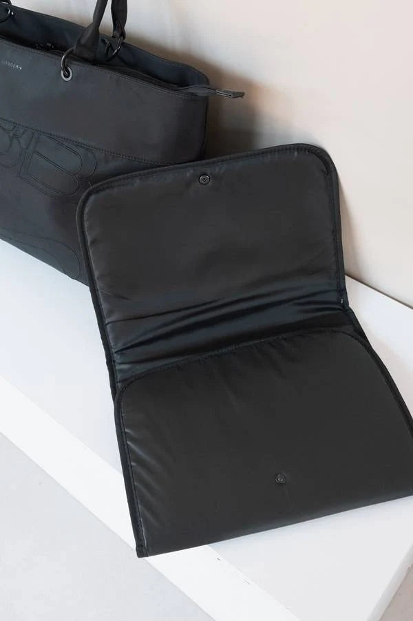 BAMBOOM Tote Bag in recycled Textile - Shoulder strap - zip closure + extra snap hook closure - 35 x 53 x 25cm