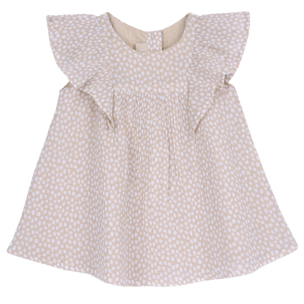 CHICCO ABITO MANICA CORTA BEIGE