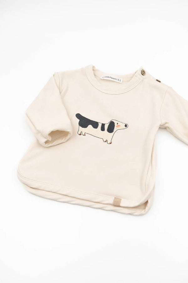 BAMBOOM Maglia Bassotto - WARM WHITE 345