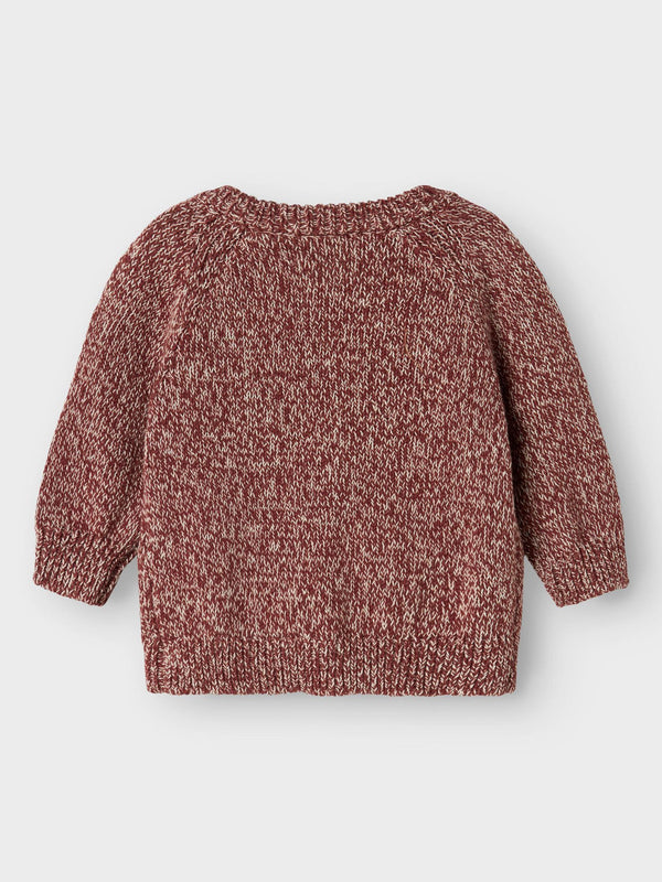 LIL ATELIER CARDIGAN HOT CHOCOLATE