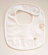 BABYGI BAVETTA BIANCA CON RICAMO JB24B