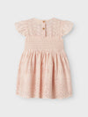 LIL ATELIER ABITO PIZZO SAN GALLO PEACH BLUSH
