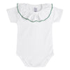 CONDOR BODY MEZZA MANICA CON COLLETTO E BORDINO JADE