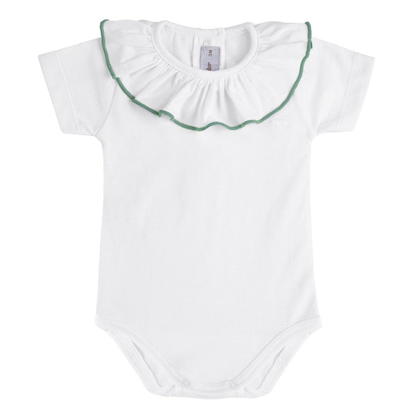 CONDOR BODY MEZZA MANICA CON COLLETTO E BORDINO JADE