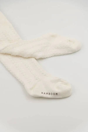 Bamboom calzamaglia traforata panna 796