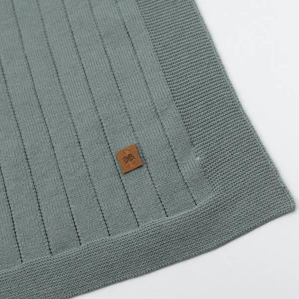 BAMBOOM COPERTA A MAGLIA ARMY GREEN