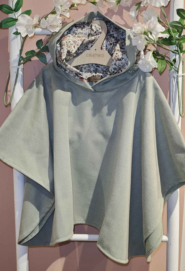 CALAMARO MANTELLA SPIGATA VERDE CON CAPPUCCIO FIORI 14023