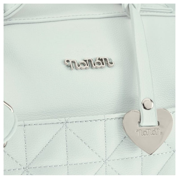 NANAN BORSA PASSEGGINO TRAPUNTATA AZZURRA