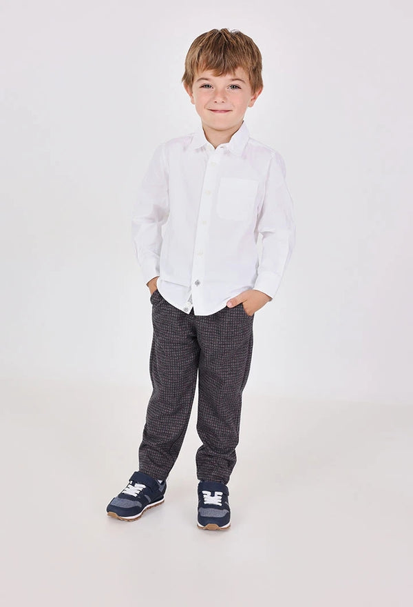 BOBOLI PANTALONE FANTASIA GRIGIO 712202