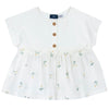 CHICCO MAGLIETTA MANICHE CORTE BIANCA FANTASIA MARGHERITE