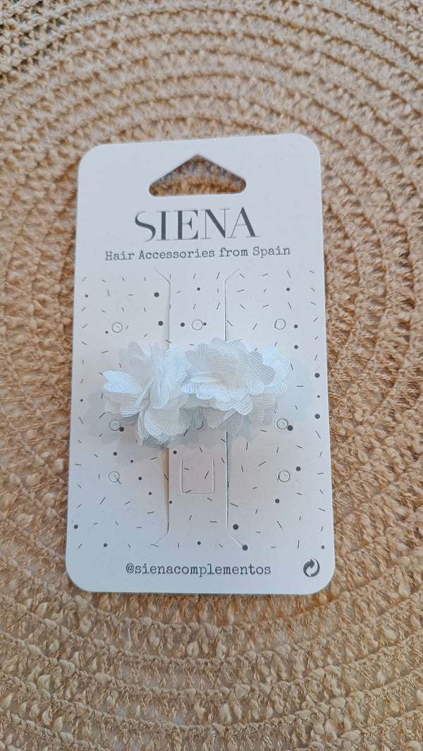 SIENA FERMAGLIO ORTENSIE VERDE BIANCO