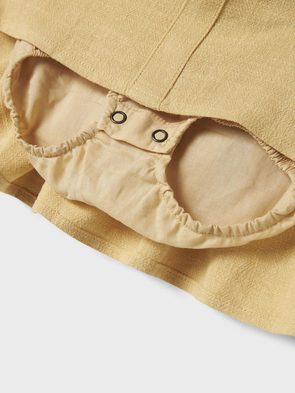 LIL ATELIER VESTITO GIALLO SABBIA