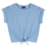 CHICCO MAGLIETTA MANICHE CORTE AZZURRO POLVERE