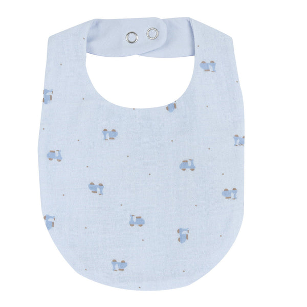 CHICCO BAVAGLINO IN GARZA AZZURRO