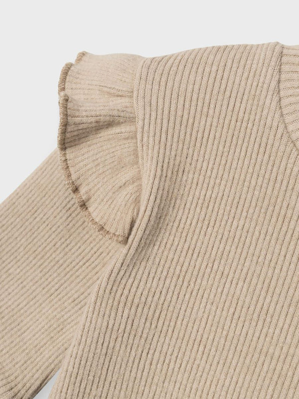 LIL ATELIER MAGLIA TRAVERTINE/MELANGE