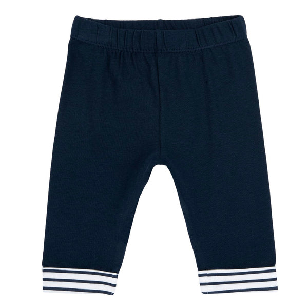 CHICCO COMPLETO T-SHIRT MANICA LUNGA E LEGGINGS BLU