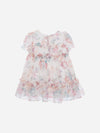 PATACHOU ABITO MULTICOLORE IN CHIFFON CON STAMPA FLOREALE