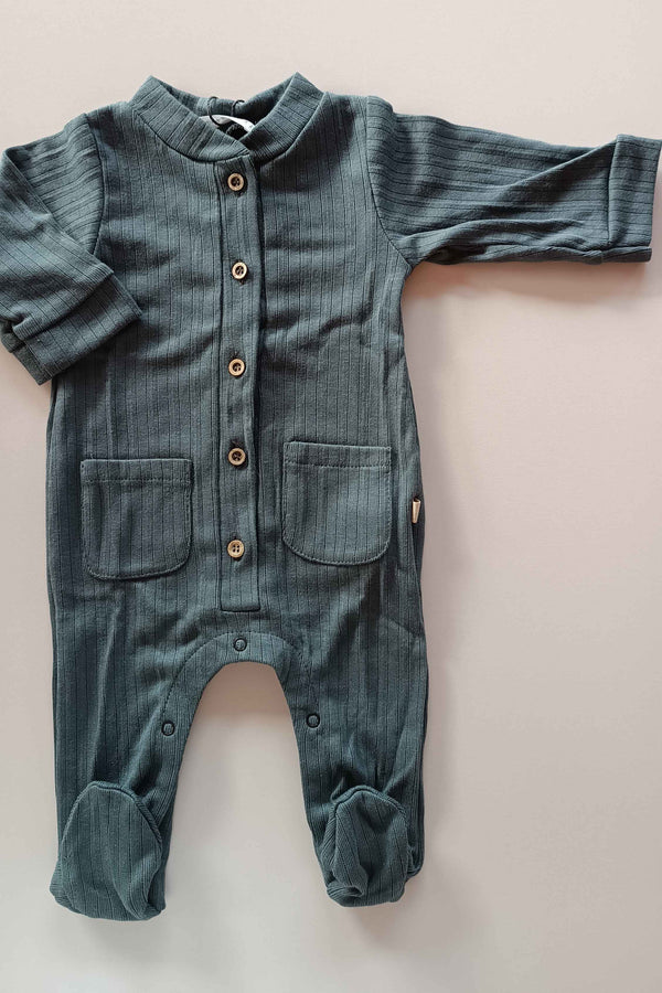 BAMBOOM TUTINA BIMBO CON PIEDI E BOTTONCINI DAVANTI MIDNIGHT BLUE